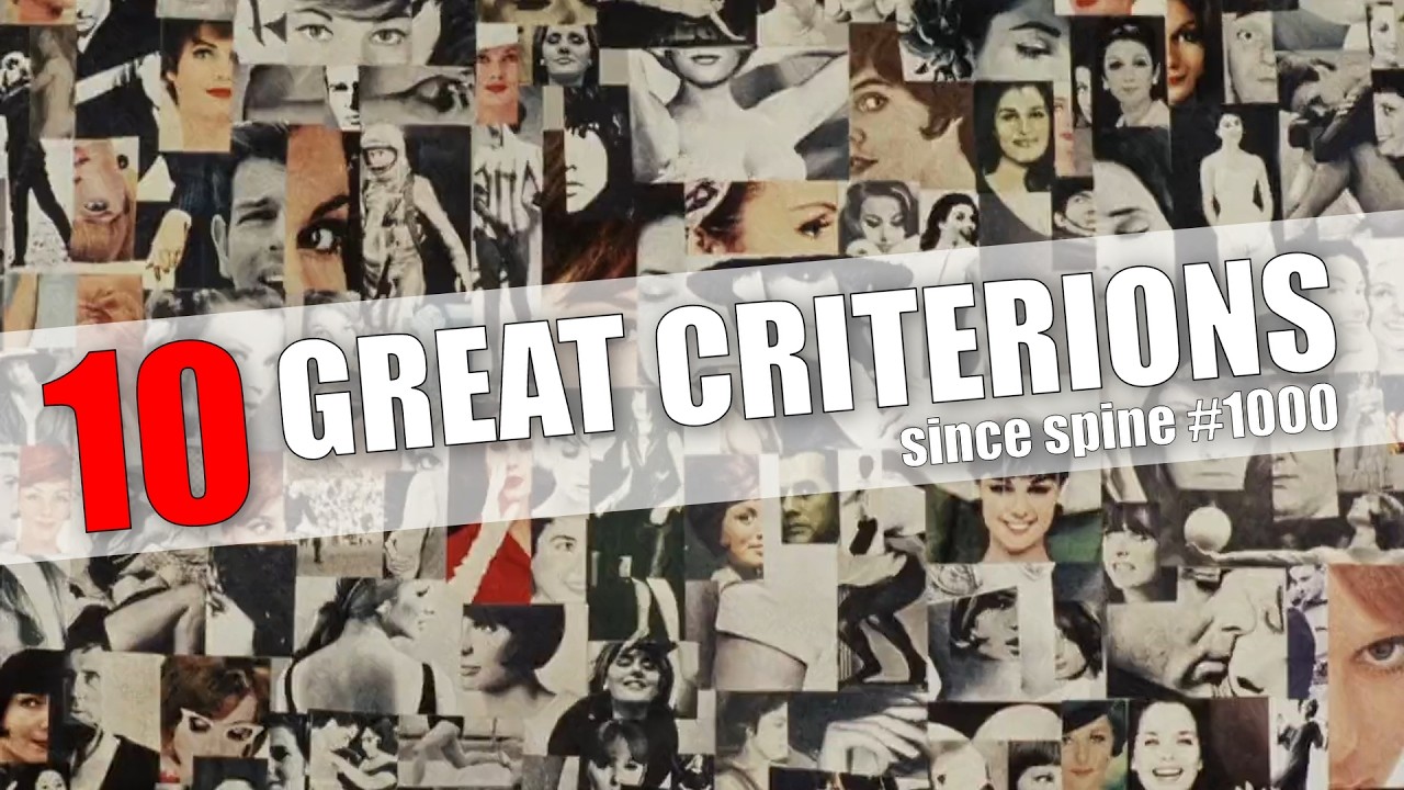 10 FILMS from the CRITERION COLLECTION since spine 1000 - recommended by RONIN & STEVE