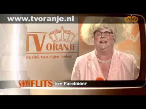 Showflits Gre Parelmoer bij TV Oranje