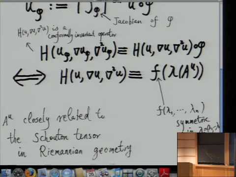 GPDE Workshop - A Liouville theorem and some remarks on non-linear elliptical equations