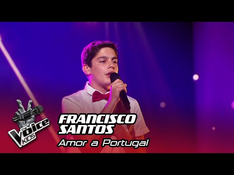 Francisco Santos - "Amor a Portugal" | 1st Live Show | The Voice Kids