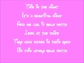 Lady And The Tramp Spaghetti Song Lyrics