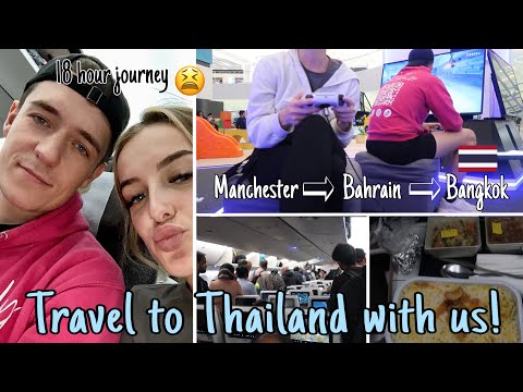 Viaje para Bangkok, Tailândia conosco! Viagem de 18 horas😩