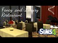 Fancy And Luxury Restaurant The Sims 4 Speed Build NO CC