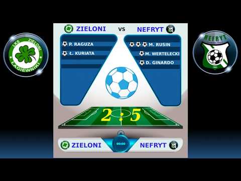 skrót meczu Zieloni vs Nefryt Jordanów Śląski 2:5 (12.08.2017)