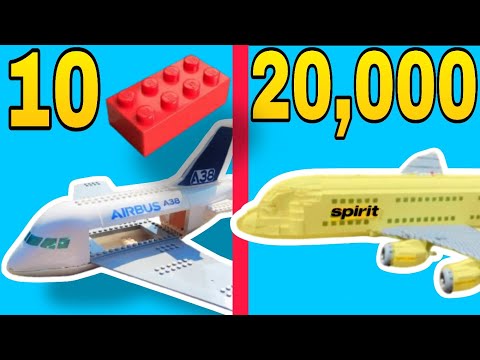 Insane 10 Vs 20,000 Piece Lego Plane Crash! Part 2!