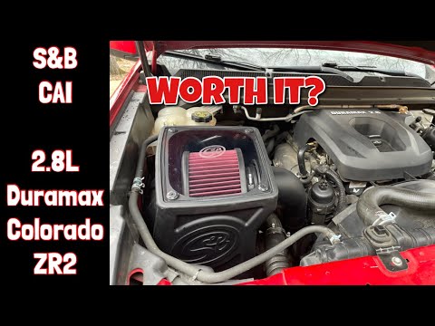 2.8l Duramax S&B Cold Air Intake Worth It? 6,000 Mile Test | Chevy Colorado ZR2
