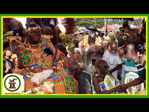 Otumfour Osei Tutu ii arrival to the Adae Kese in a grand style & also Asiedu Nketia, present