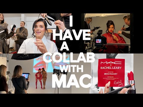 IT'S HAPPENING!!! RACH LEARY x MAC!! (BTS vlog!!!)