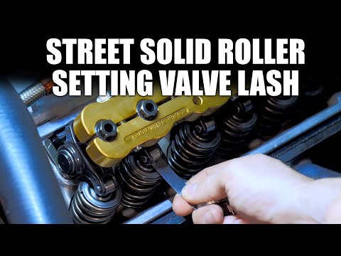Street solid roller cam / Checking and setting lash with stud girdles / EOIC method ( 400 SBC )