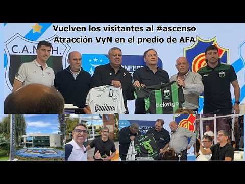 Anuncio: Vuelta de visitantes en el Ascenso. Predio AFA (Ezeiza).