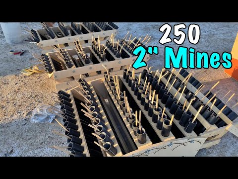 250 Home Made 2" Mines with 90 degree spread