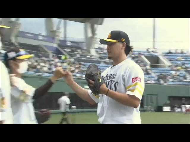 【ファーム】ホークス・杉山 6回無失点8奪三振の快投を見せる!! 2021/6/27 H-B(ファーム)