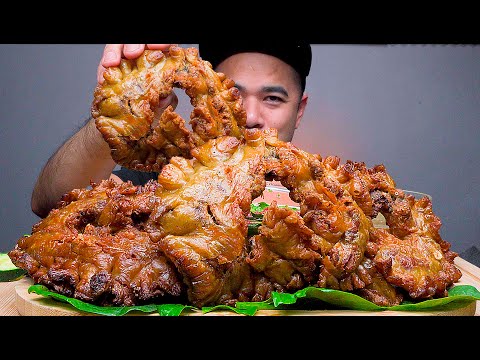 CRISPY CHICHARON BULAKLAK | MUKBANG ASMR | ALFIE EATS