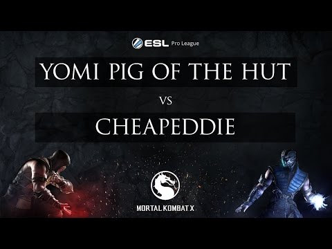 ESL MKX Pro League Season One Finals: RO 16 - YOMI Pig of the hut VS CheapEddie