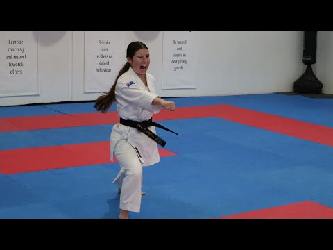 GKR Karate kata Taikyoku Shodan ( First Kata )