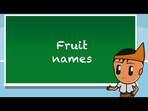 Learn Indonesian online - Fruit names - Lesson 15