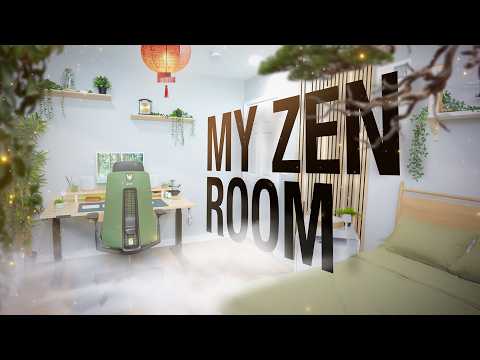 The Ultimate Zen Tech Bedroom - Desk Setup 2025!