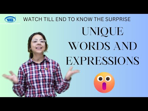 UNIQUE WORDS AND EXPRESSIONS by Rashika