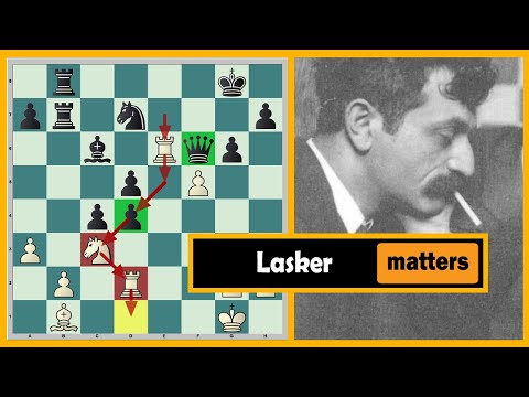 Emanuel Lasker Makes A Queen Sacrifice