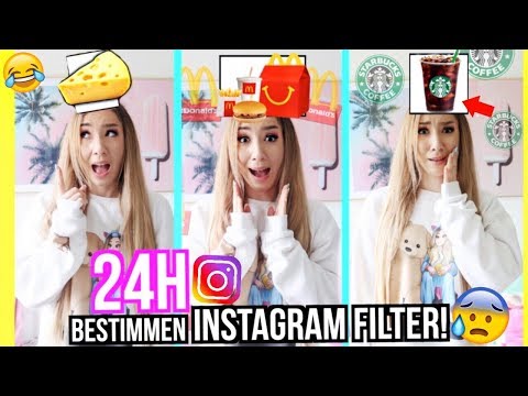 24 STUNDEN bestimmen INSTAGRAM FILTER was ICH ESSE (Mcdonalds Starbucks Dunkin Donuts)