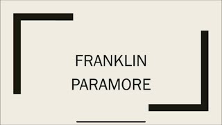 Paramore - Franklin (Lyrics)