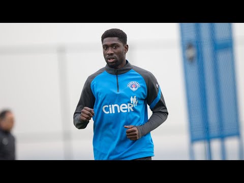 👀 Yeni transferimiz Derrick Luckassen antrenmanda!