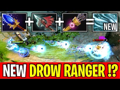 NEW DROW RANGER..?! WTF +1215 Attack Range Ancient Apparition Aghanim Scepter by Rizpol | Dota 2