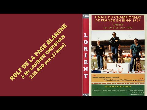 Finale Ring 1987 - ROLF DE LA PAGE BLANCHE - LAURIER CHRISTIAN