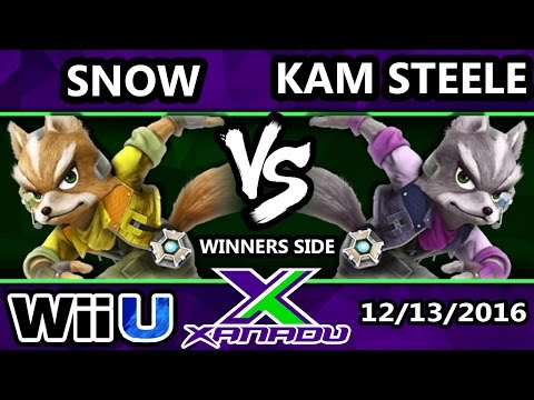 S@X 180 - Snow (Fox) Vs. Kam Steele (Fox) - SSB4 Tournament - Smash for Wii U - Smash 4