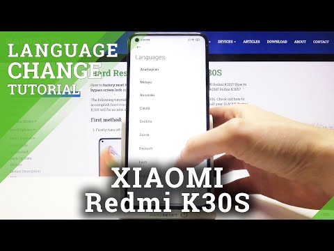 How to Change System Language in XIAOMI Redmi K30S – Set Language