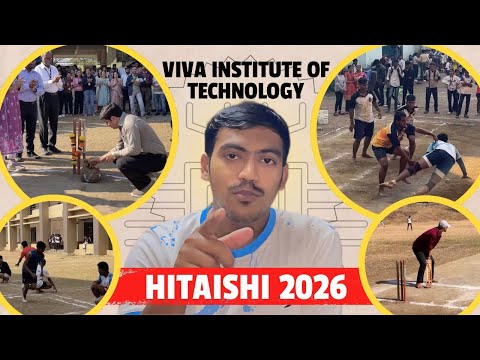 Hitaishi 2026 At Viva Institute of Technology ( DAY 01 ) #vlog #trending #viralvideo #sports #2026 