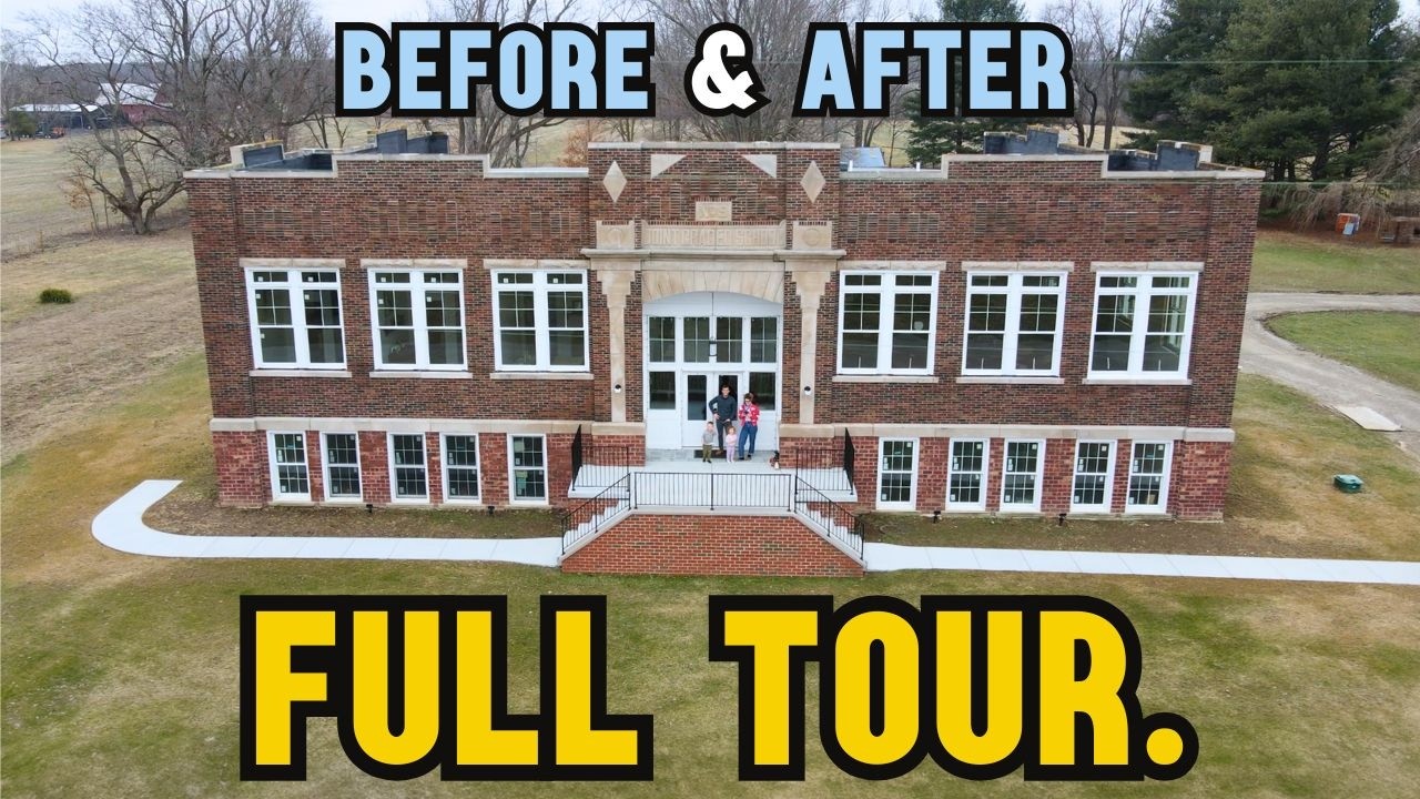 We live in this SCHOOL! How did we buy it? + FULL TOUR