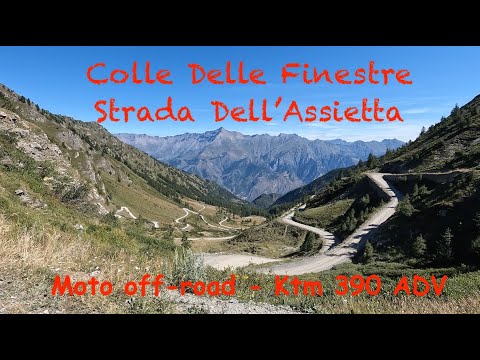 Colle delle Finestre, Strada dell'Assietta - Moto off-road - KTM390