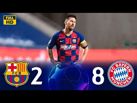 《The biggest scandal in history⚡☄》Bayern Munich 8-2 Barcelona | Champions League 2020 🔵 || FHD