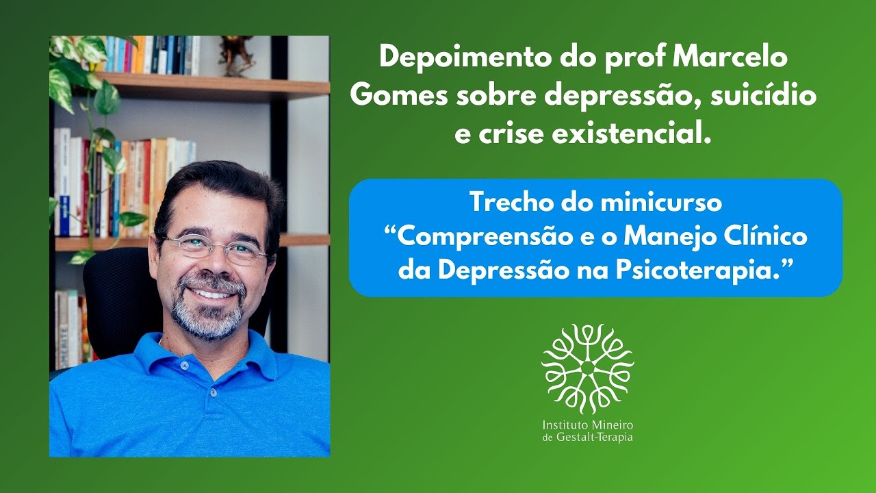 Depoimento do prof. Marcelo Gomes sobre depressão, suicídio e a crise existencial