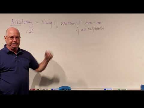 Professor Long - A&P Intro Lecture 1, Definitions, Levels of Organization
