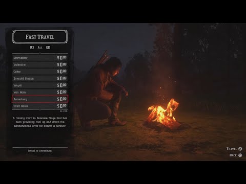 4K RDR2 Online How to Unlock Wilderness Camp Fast Travel ? (NEW!)