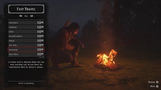 4K RDR2 Online How to Unlock Wilderness Camp Fast Travel ? (NEW!)