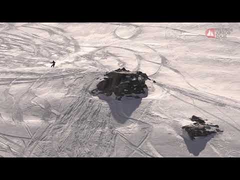 Winning Run Snowboard Men U18 Martin Aeby (FRA) - 2019 Verbier Freeride Junior 3* by Dynastar