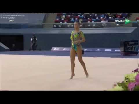 Sabina Tashkenbaeva Ribbon AA Qualifications World Cup Baku 2021