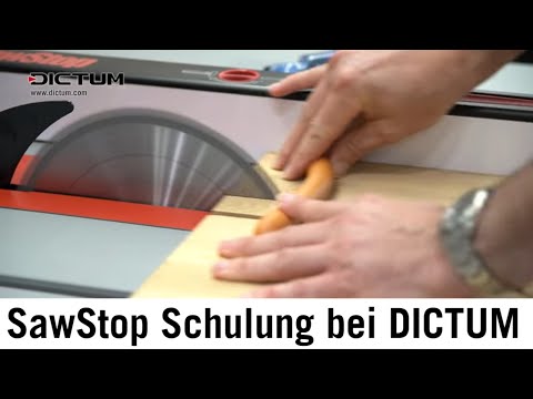 SawStop Vorführung und Schulung im DICTUM Shop Plattling #dictum #sawstop