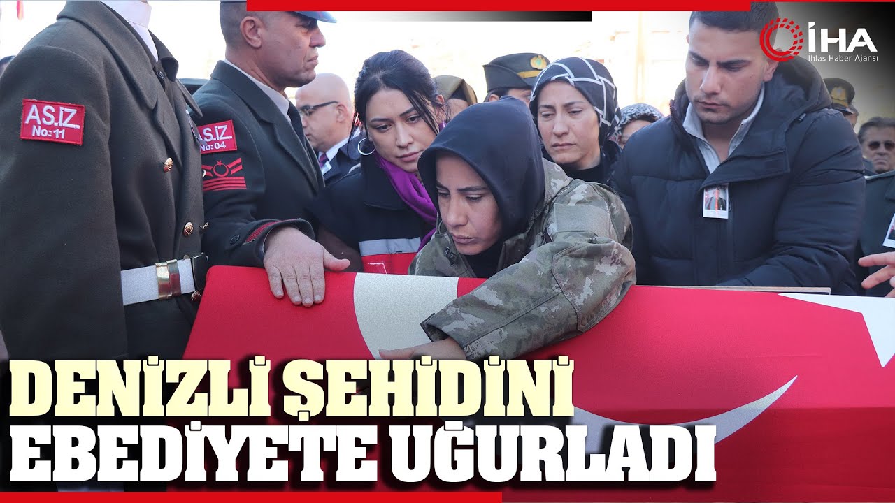 Denizli, Şehidi Piyade Uzman Çavuş Mehmet Serinkan'ı, Ebediyete Uğurladı