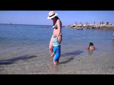 On the beach at Sirolo 2