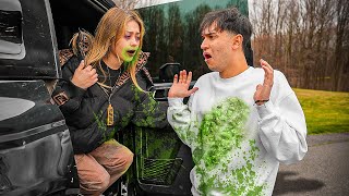 My Girlfriend THREW UP All Over Me!