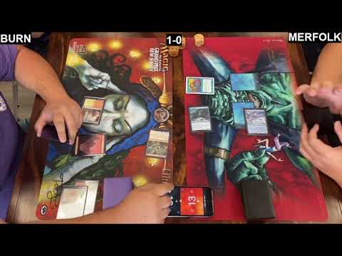 Modern 1K Round1 - Burn VS Merfolk