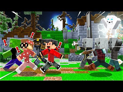 RAIDED ON THE FIRST DAY OF MINECRAFT! (Realms SMP - Episode 1)