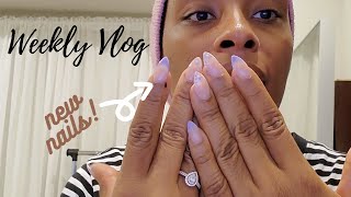 new nails, a lil workout with me | my typical week | Dee's Vlogs