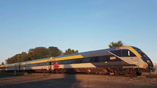 VIA RAIL 69 westbound at Prescott, Ontario. September 16, 2025.