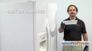 How To: Whirlpool/KitchenAid/Maytag Dispenser Overflow Grille WP2206670W