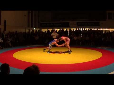 66 kg Greco: Lucas Diehl - Simon Hüttner 6:6 PS (ASV Schaafheim - AC Goldbach 25:4)